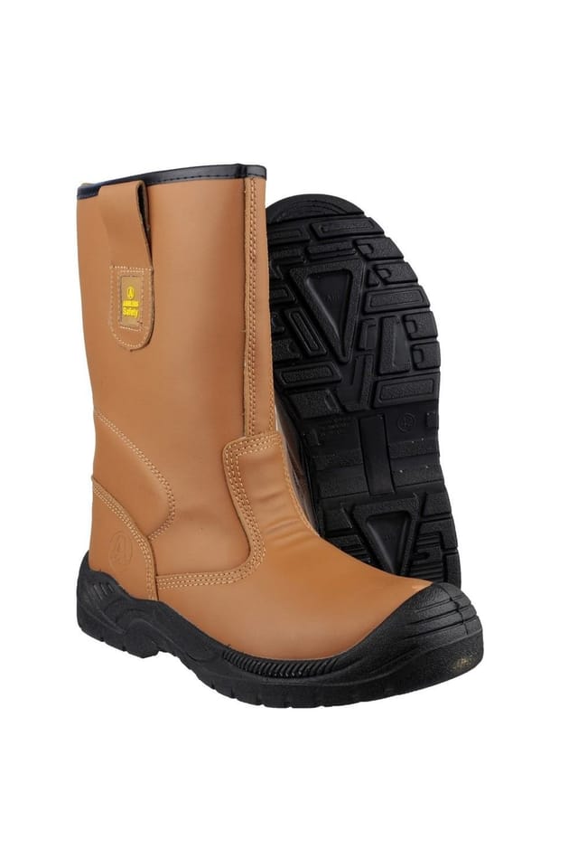Amblers Amblers Men's 'FS142' Riggers Safety Boots in Tan - 3