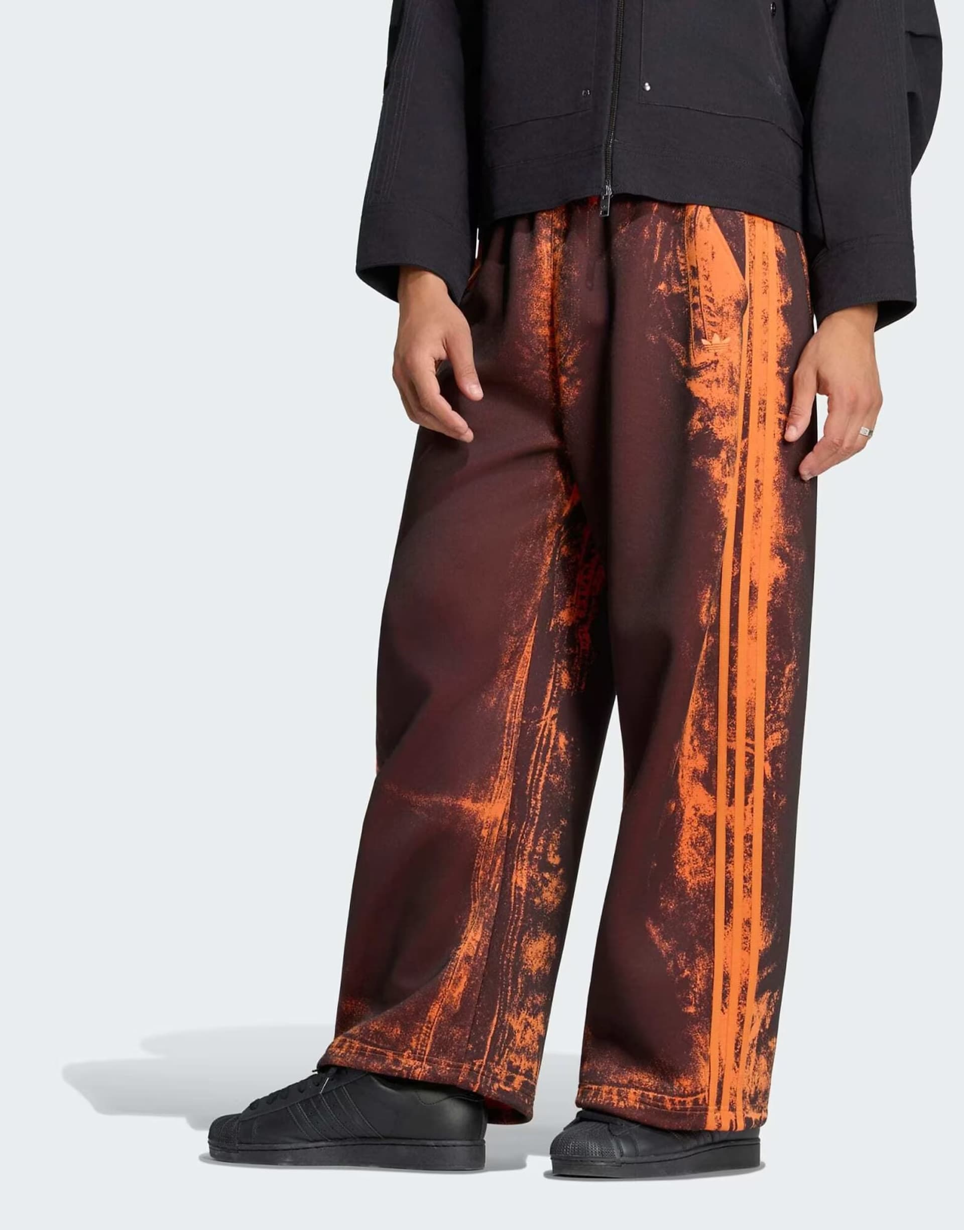 ASOS adidas Originals Adilenium 6 spacer pant in craft orange