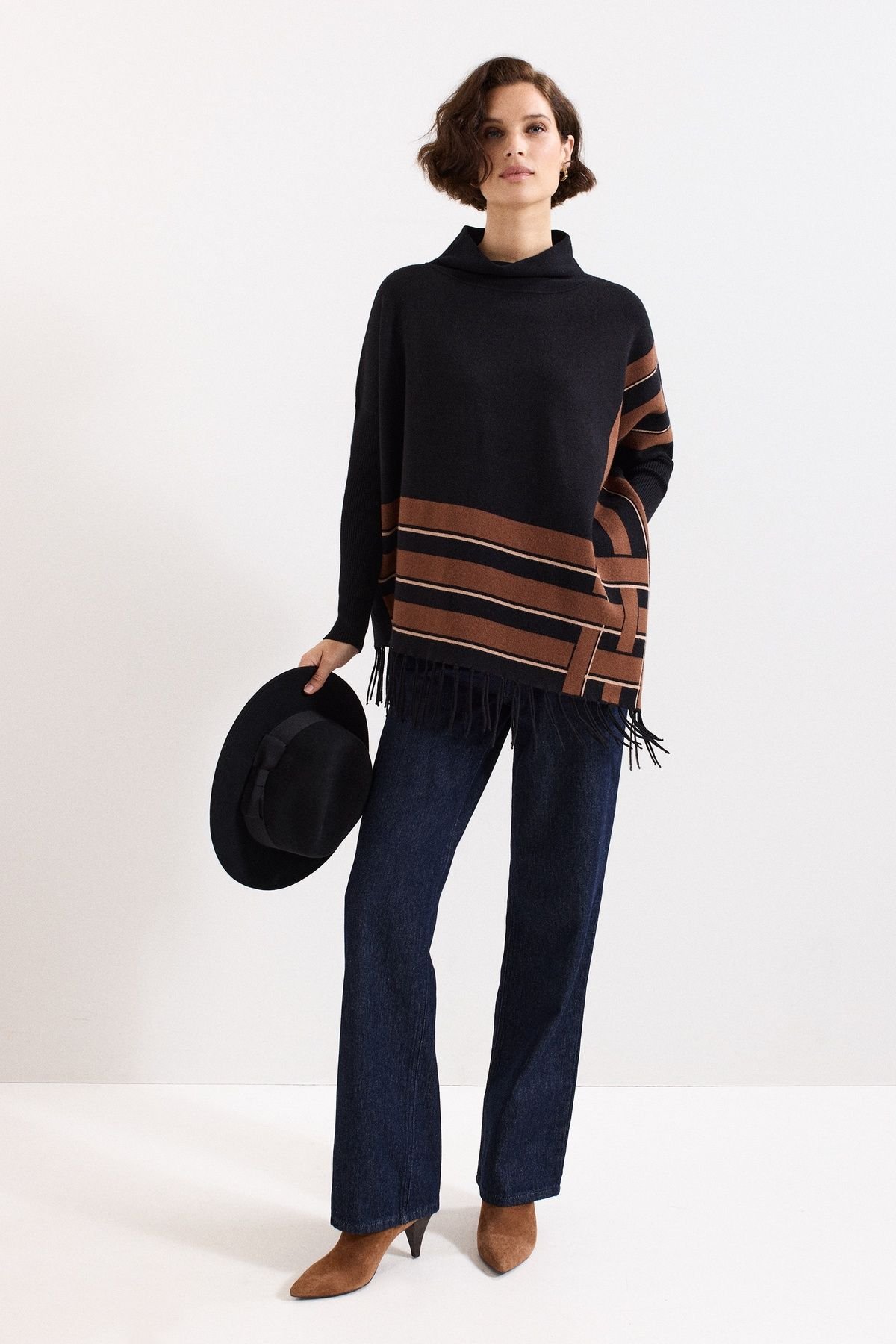 Phase Eight Phase Eight Women's Athena Tassel Sweater in Black - 3