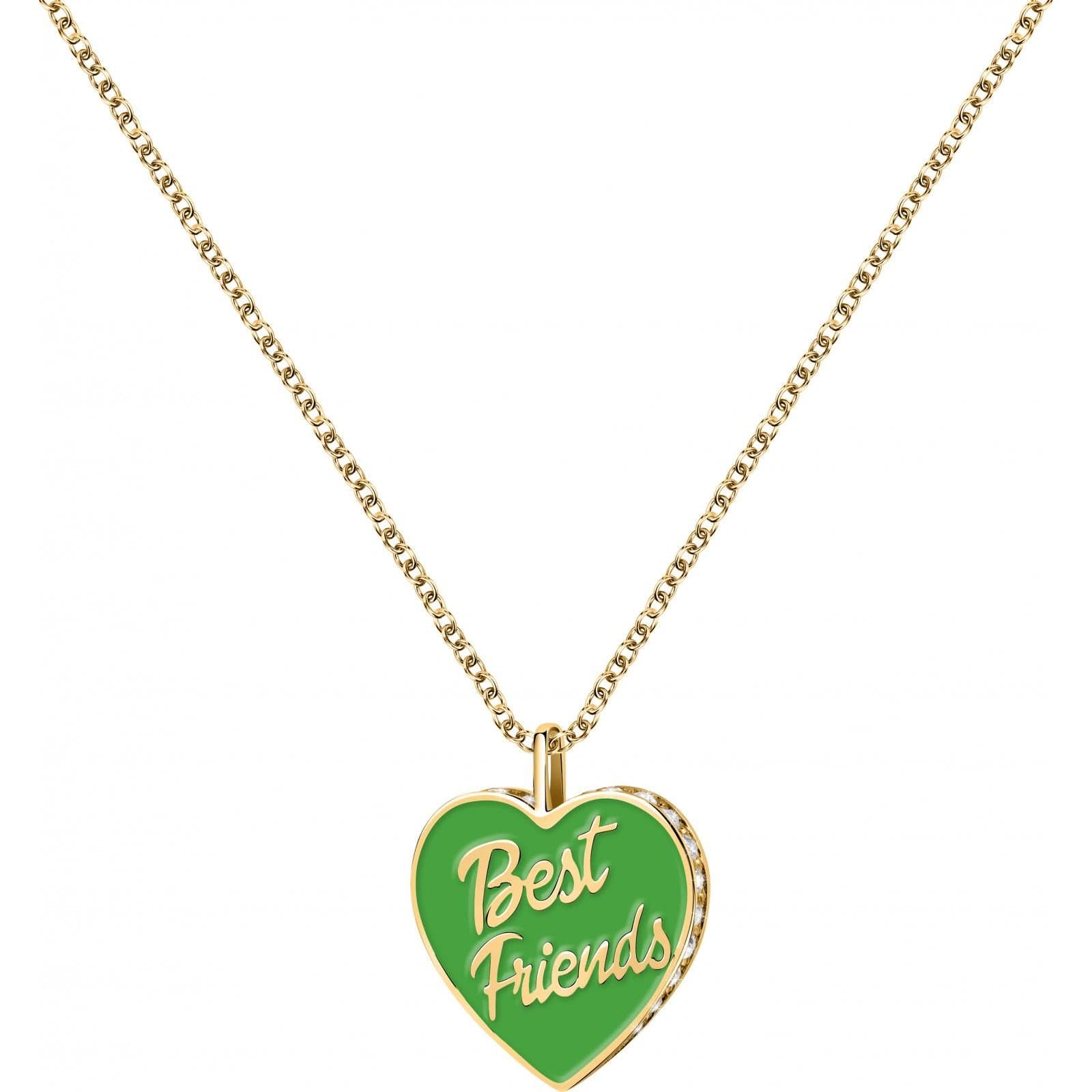 Chiara Ferragni Chiara Ferragni Gold Best Friends Heart Necklace