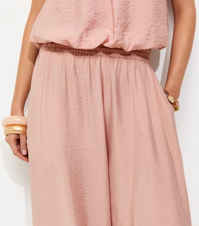 New Look Women's Pale Pink Cuffed Leg Trousers New Look - 3