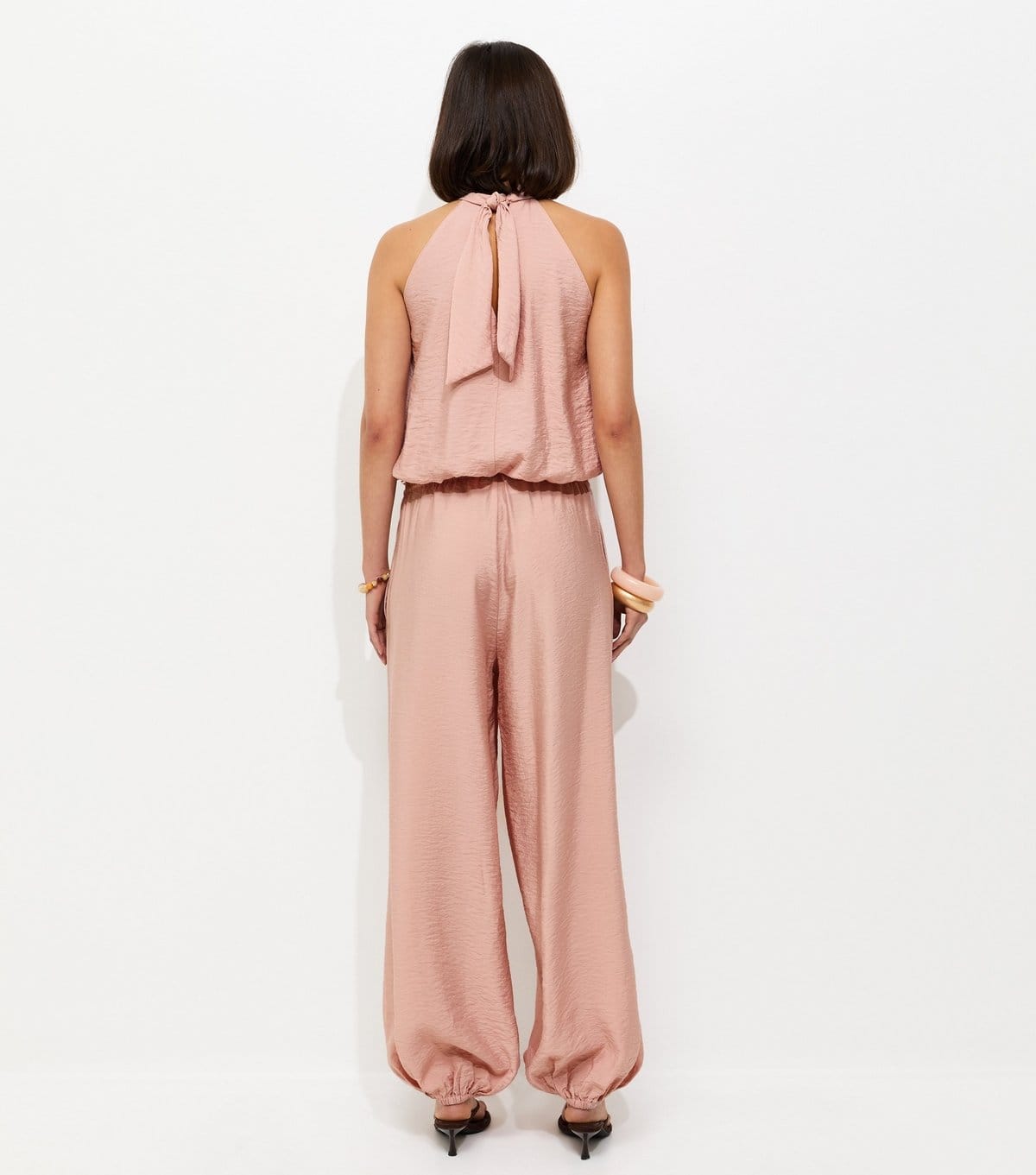 New Look Women's Pale Pink Cuffed Leg Trousers New Look - 4