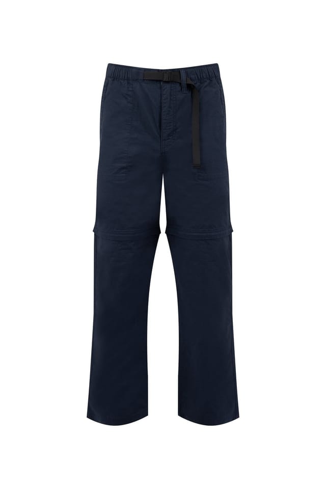 Weird Fish Weird Fish Men's Wade Ripstop Zip Off-Trousers in Navy - 2