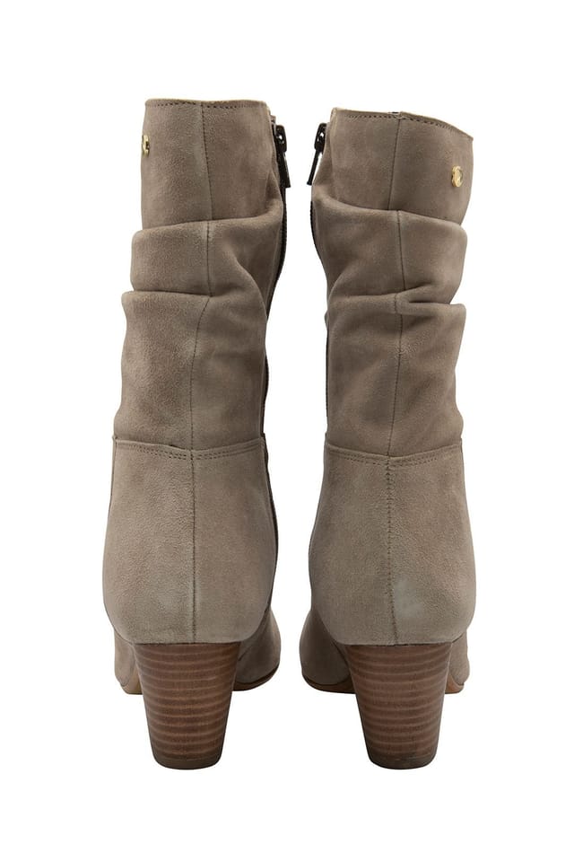 Ravel Ravel Women's 'Gana' Suede Heeled Boots in Taupe - 3