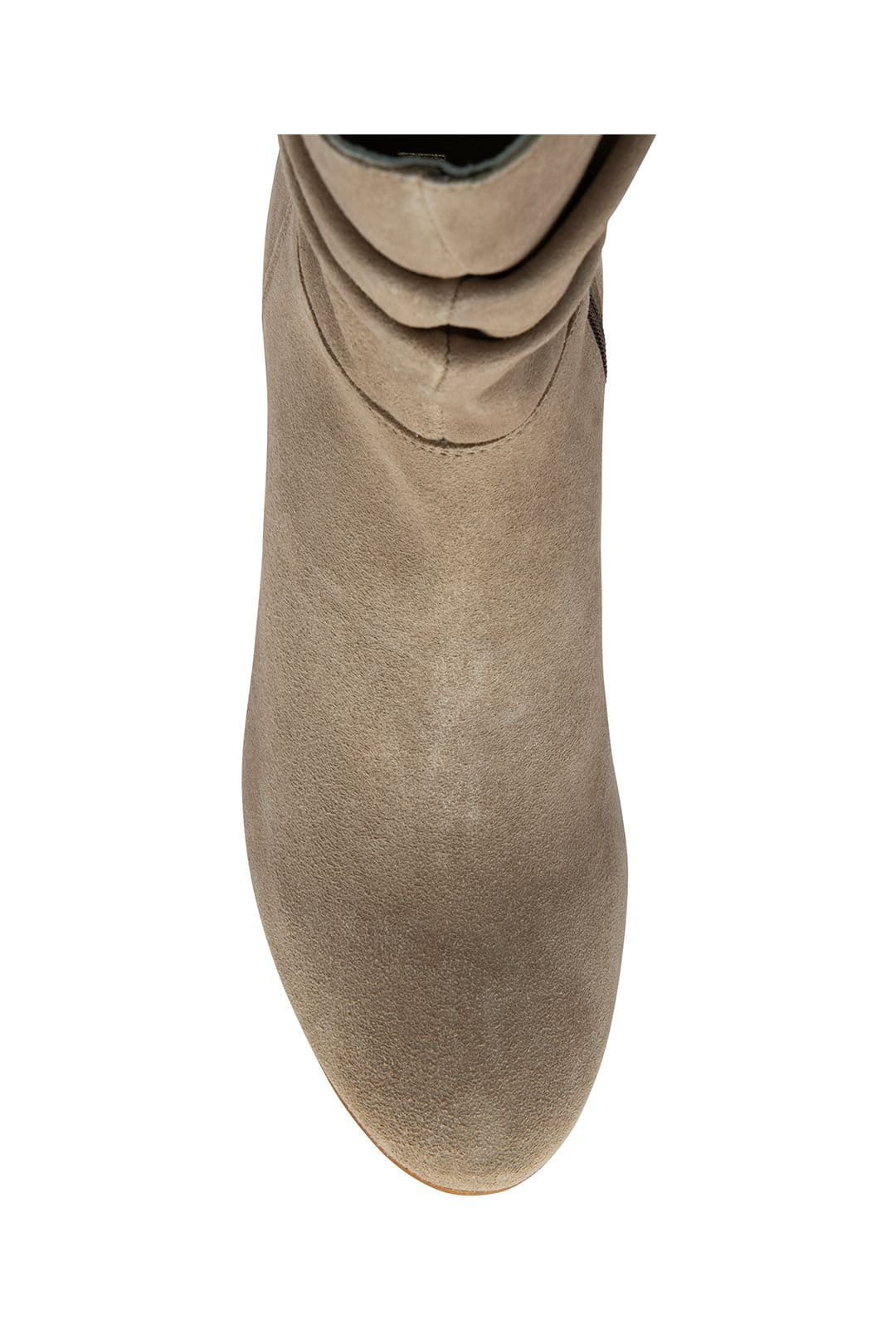 Ravel Ravel Women's 'Gana' Suede Heeled Boots in Taupe - 4