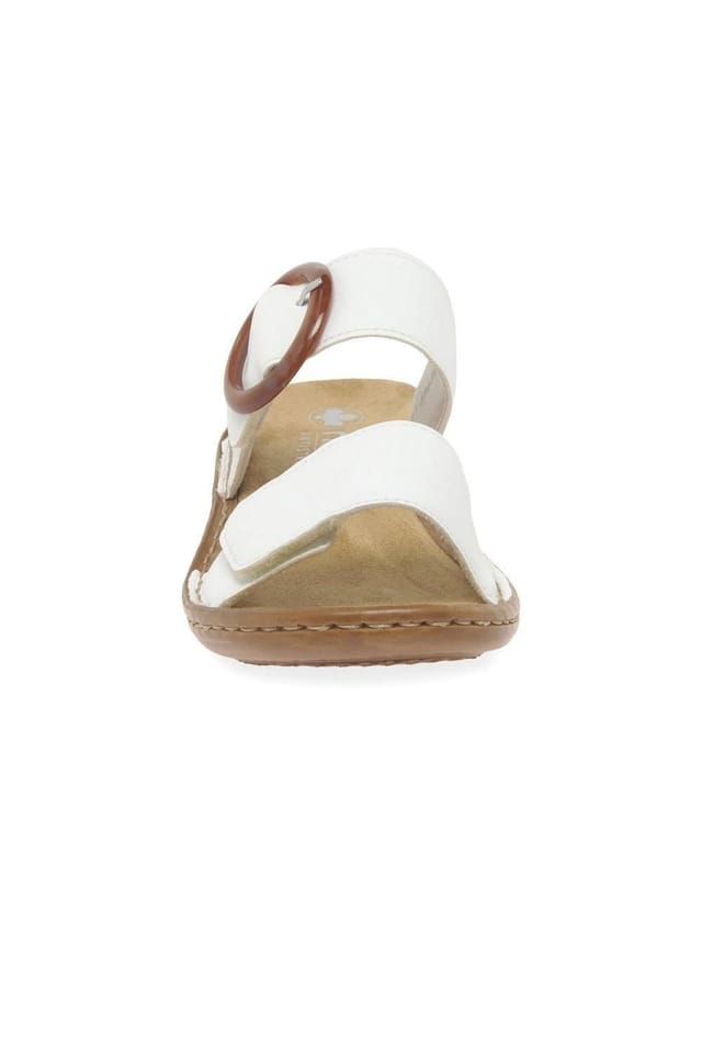 Rieker Rieker Women's 'Nectar' Mules in White - 3