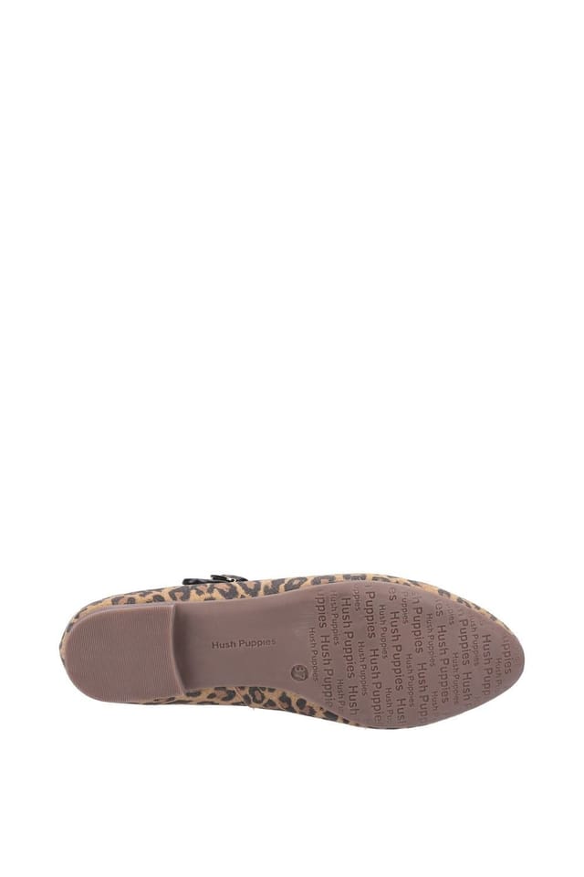 Hush Puppies Hush Puppies Women's 'Melissa Strap' Smooth Leather Shoes in Beige - 3