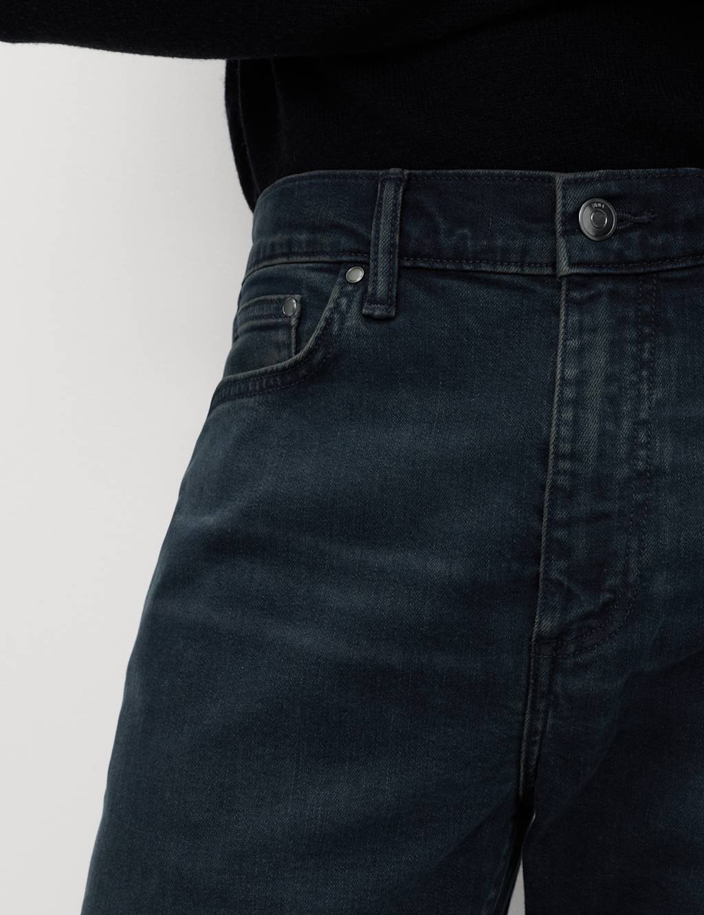 Marks & Spencer M&S Straight Fit Stretch Jeans Smokey Blue - 3