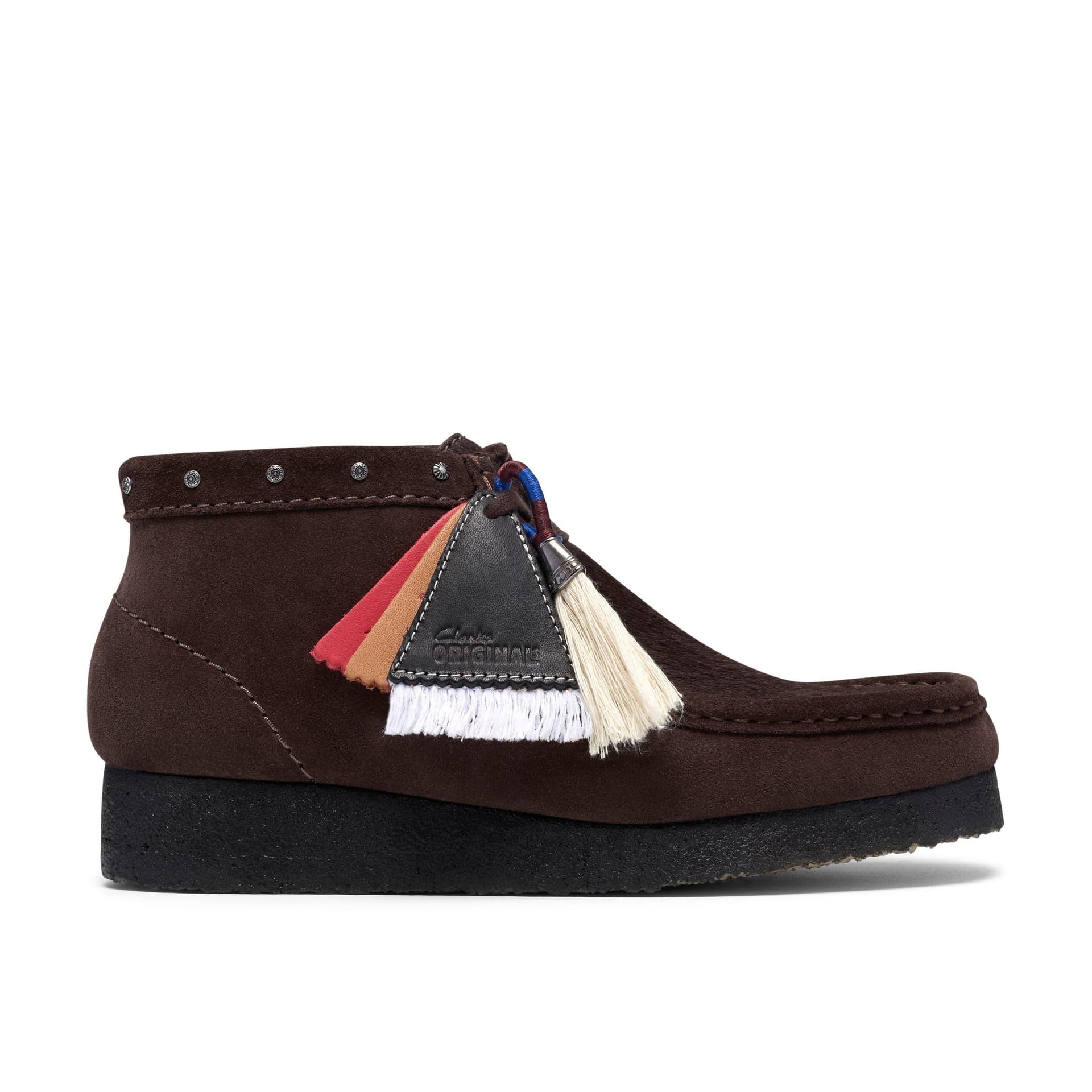 Clarks Clarks Women's Wallabee Boot Brown Interest Ankle Boots, Wallabee, Lace Up