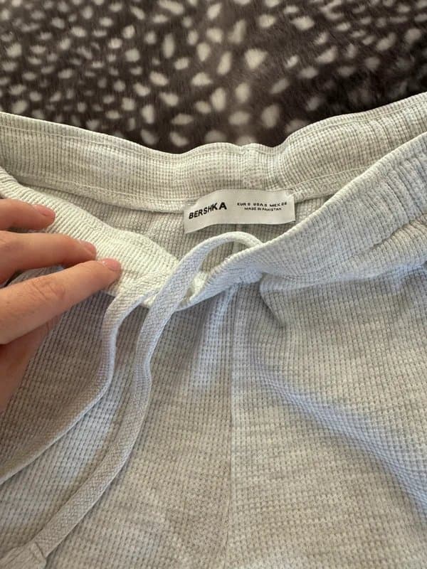 Bershka Bershka waffle knit lounge trousers