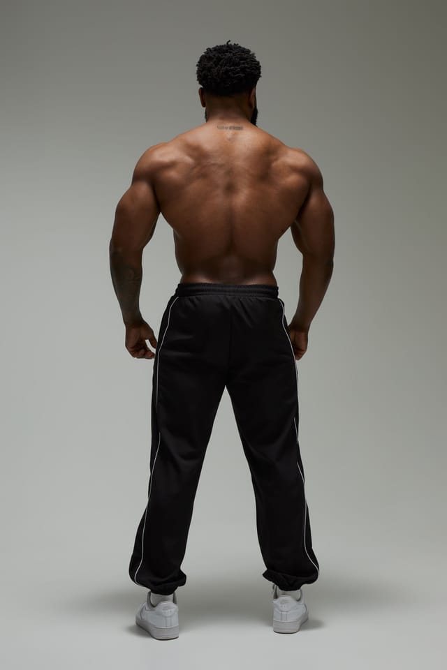 Training Dept. Training Dept. Men's Training Dept Regular Fit Cuffed Woven Joggers in Black - 2