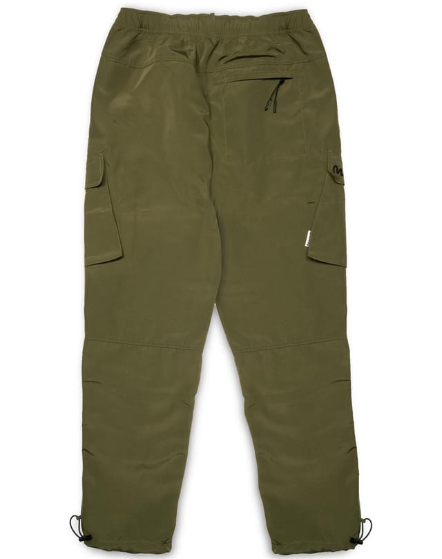 Money Money Men's Engineered Technical Cargo Pants with Multi-Utility Pockets in Khaki - 2