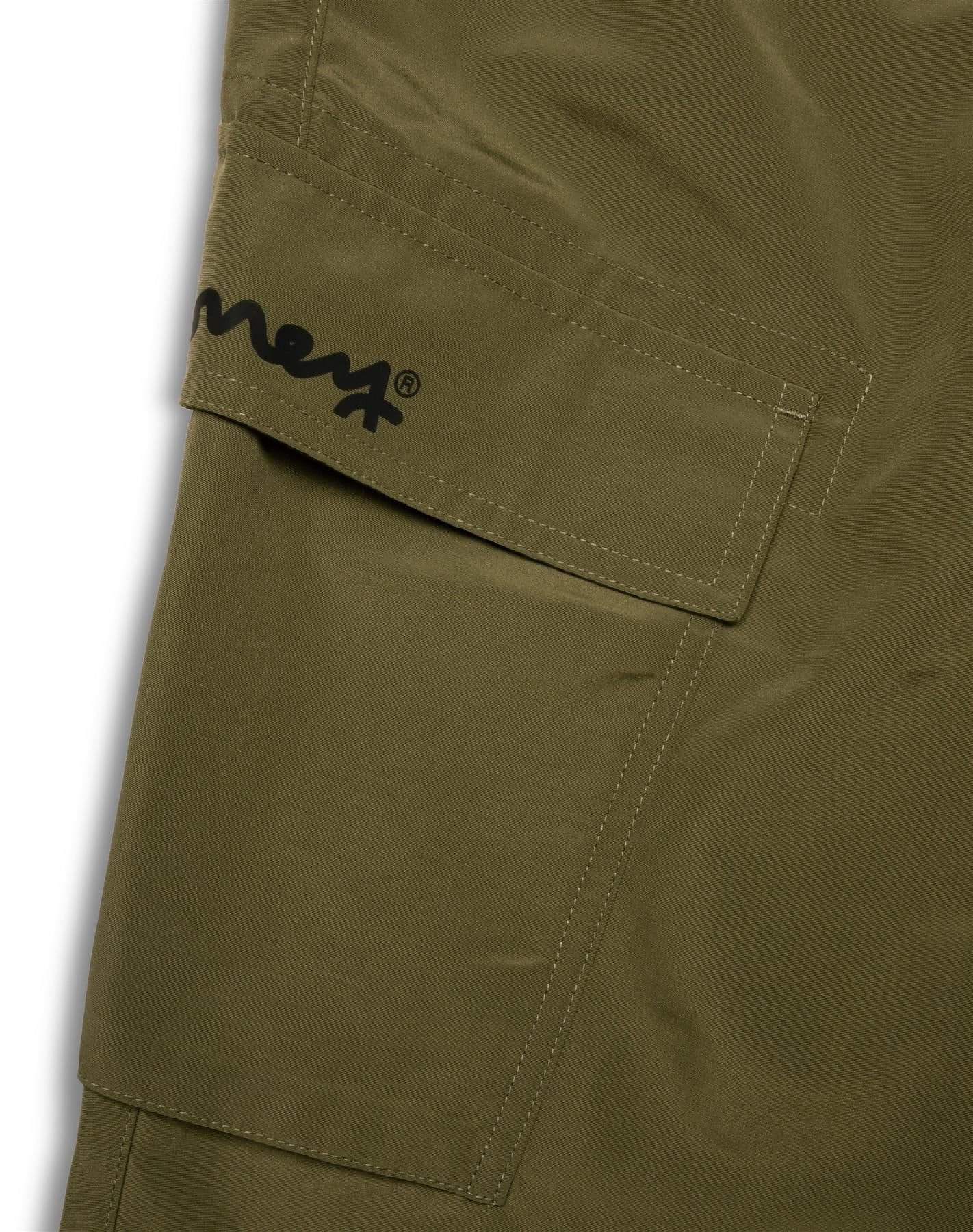 Money Money Men's Engineered Technical Cargo Pants with Multi-Utility Pockets in Khaki - 4