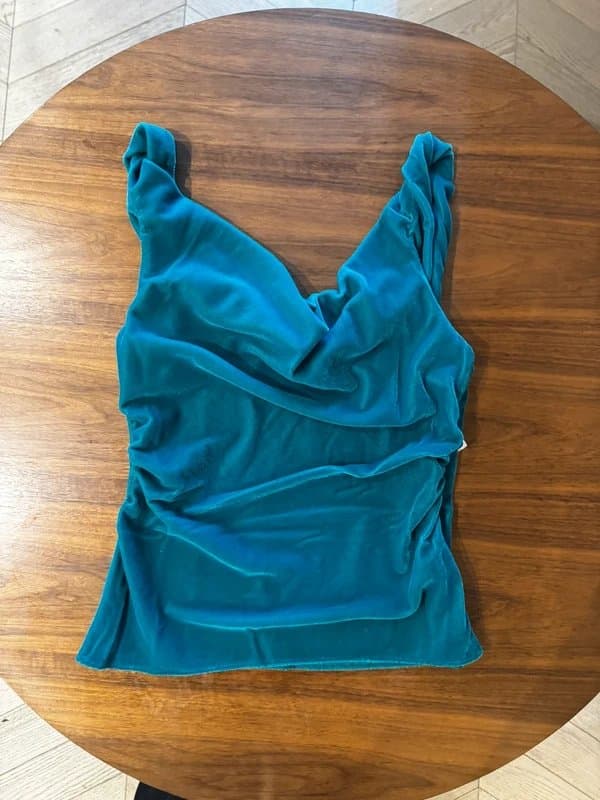 Topshop Top shop Velvet top