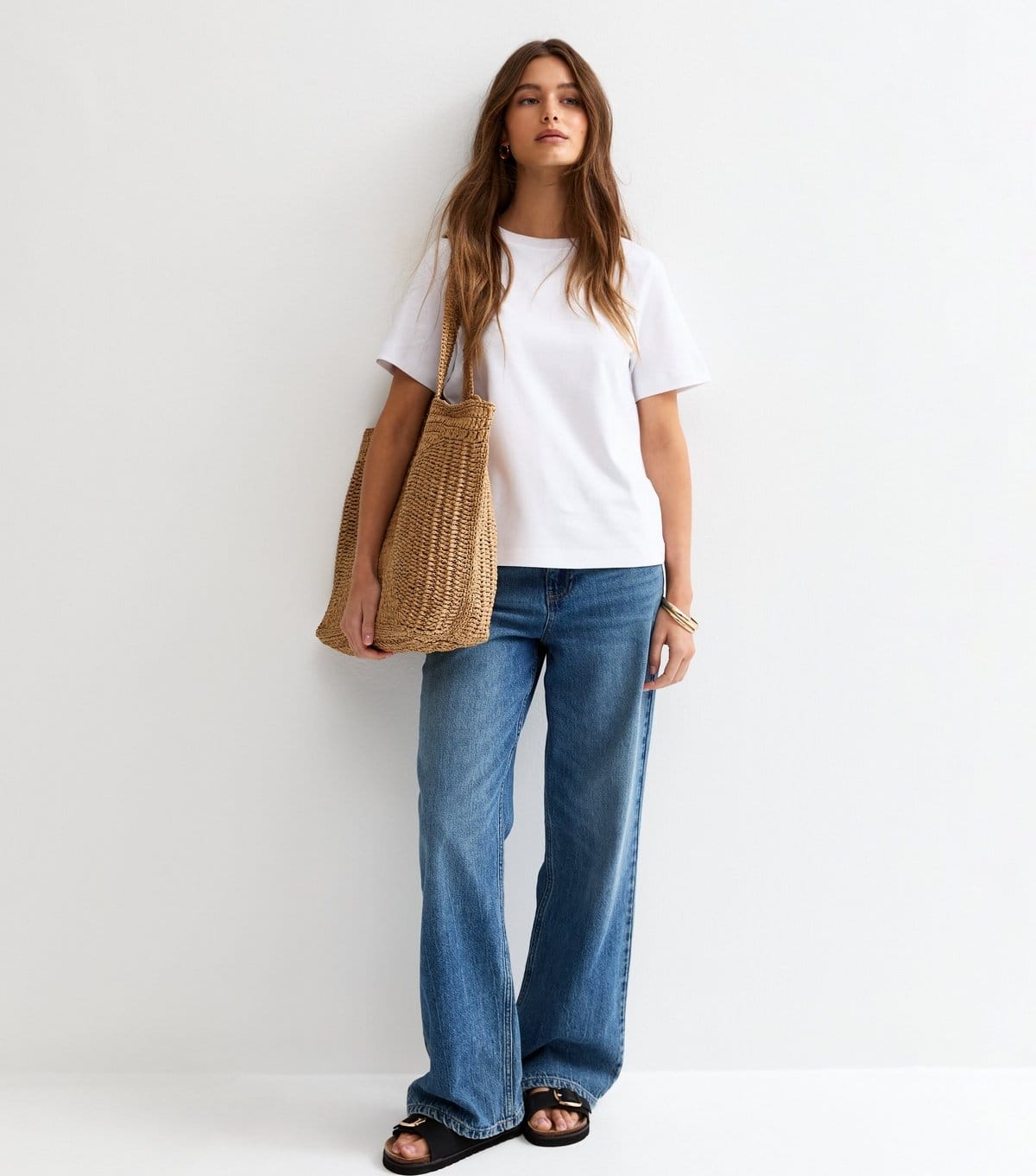 New Look Women's Premium White Heavyweight Cotton T-Shirt New Look - 4