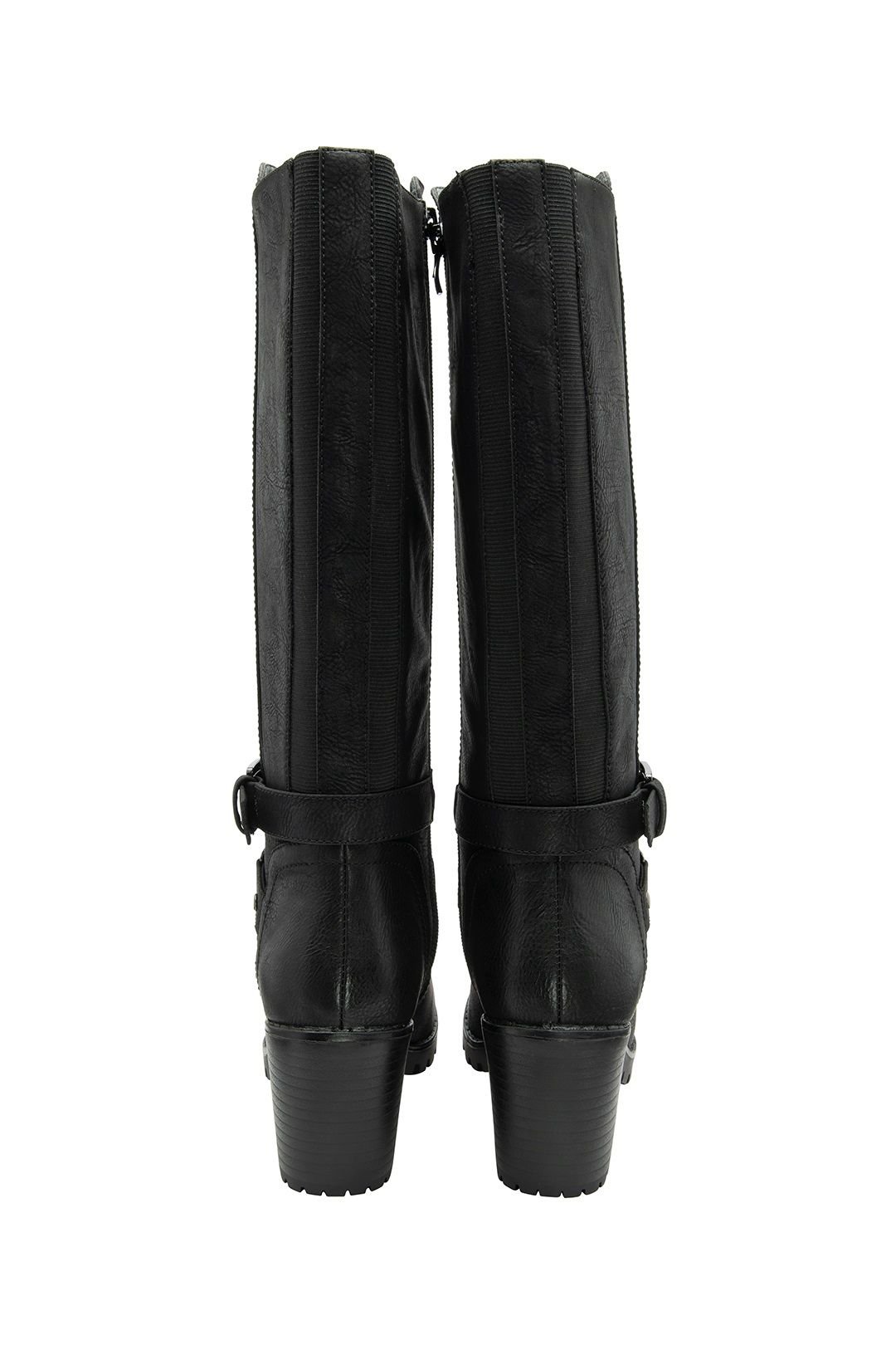 Lotus Lotus Women's 'Melina' Heeled Knee High Boots in Black - 3