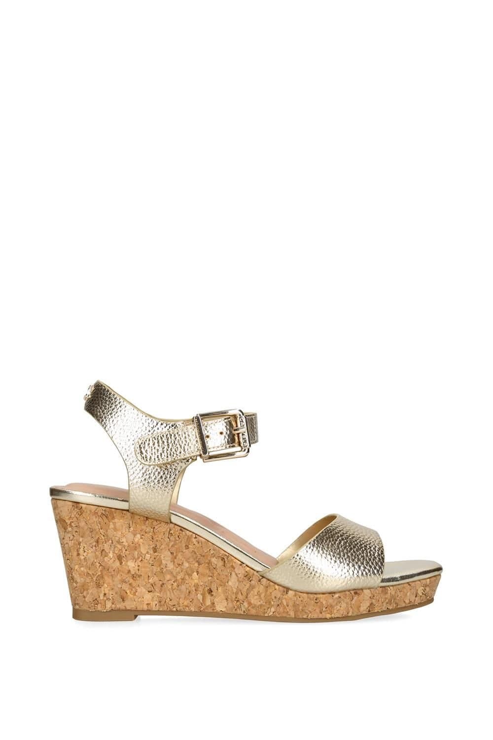 Carvela Carvela Women's 'Sadie Wedge' Sandals in Gold