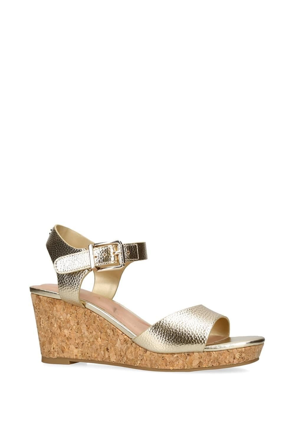 Carvela Carvela Women's 'Sadie Wedge' Sandals in Gold - 4