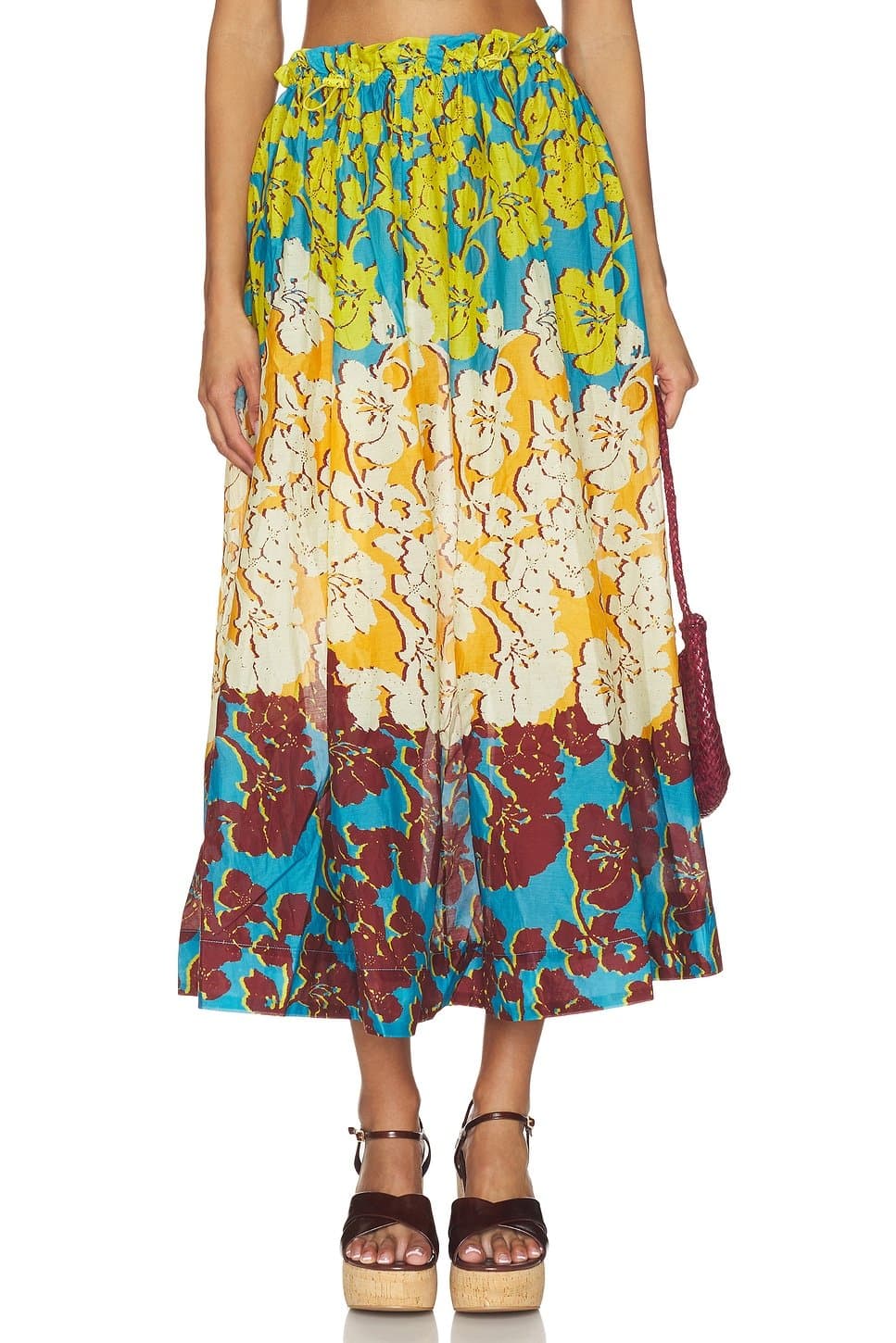 revolve Revolve Multi Splice Midi Skirt
