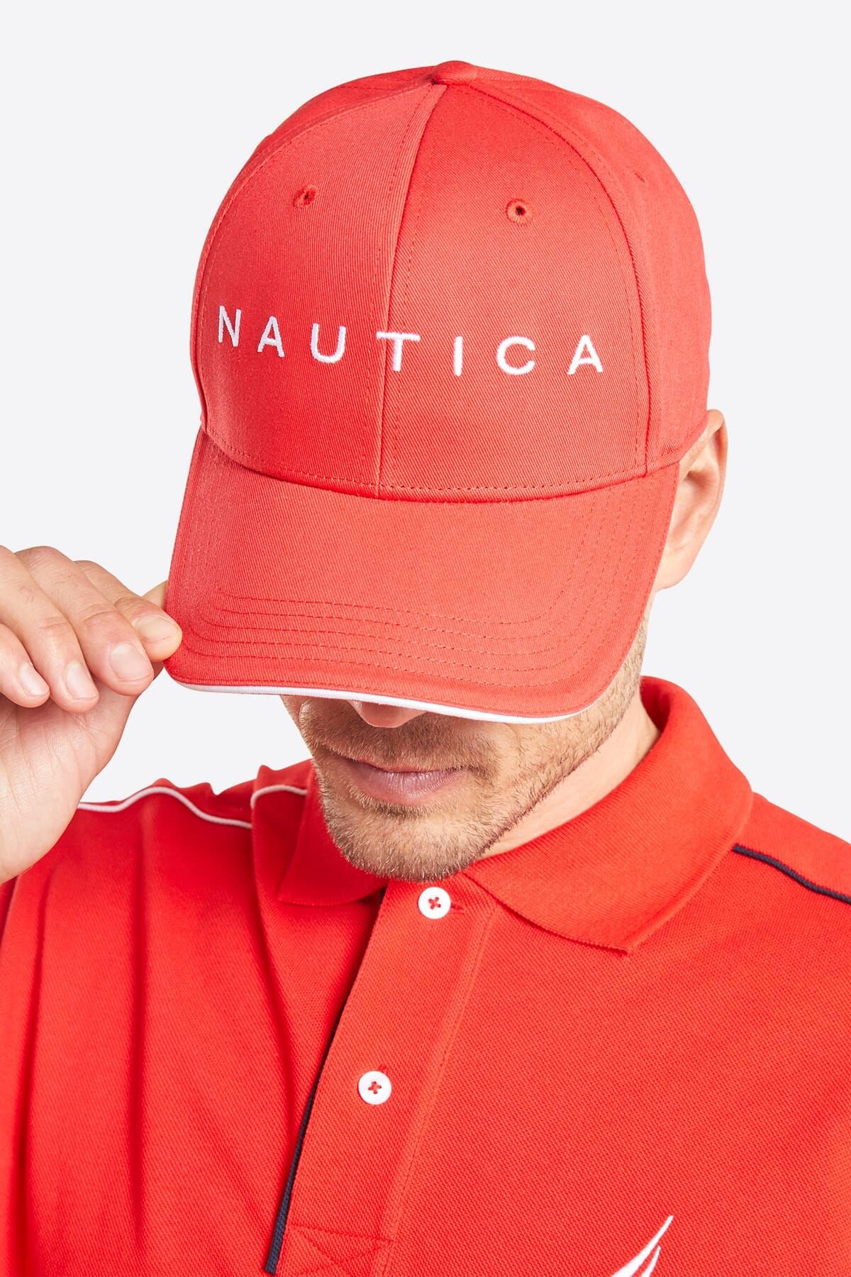 Nautica Nautica Men's 'Robson' Snapback Cap in Red - 4