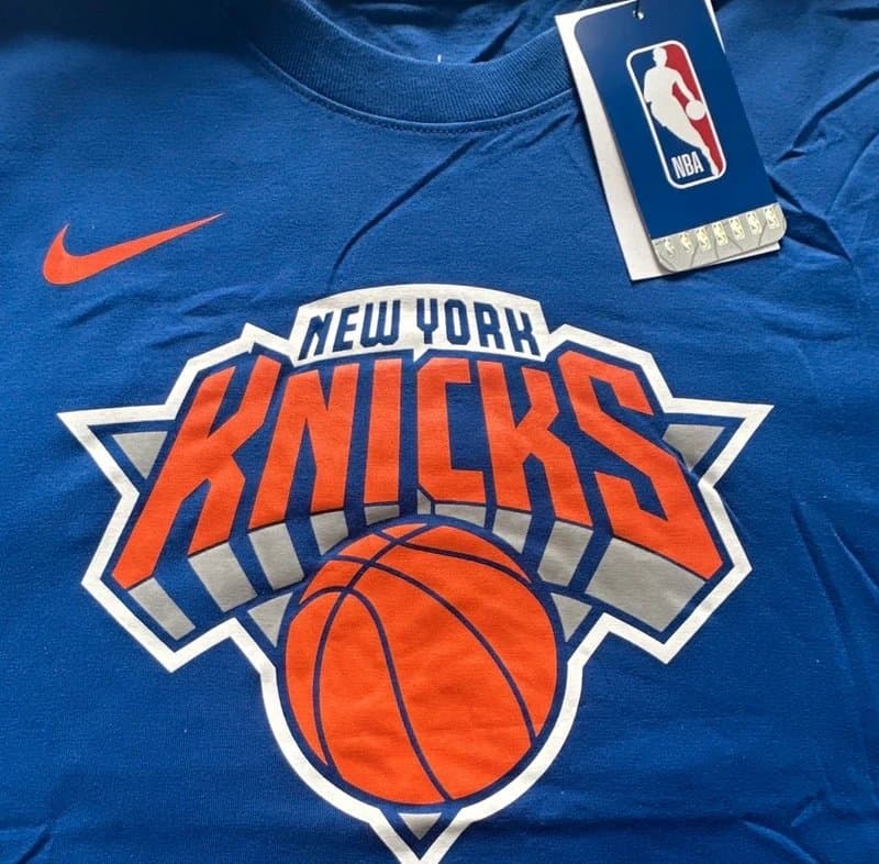 Nike Nike NBA New York Knicks Graphic Print Crew Neck T-Shirt Size M Bnwt Rrp £45