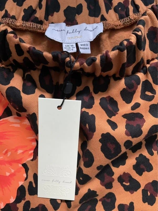 Never Fully Dressed Never Fully Dressed Leopard Print Poppy Shorts 10