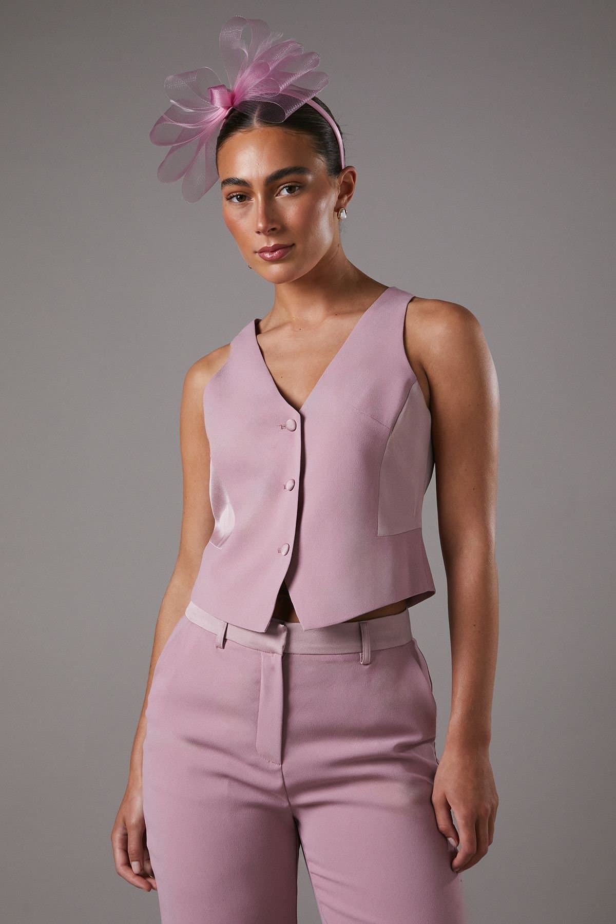 Coast Coast Women's Premium Tailored Waistcoat in Mink