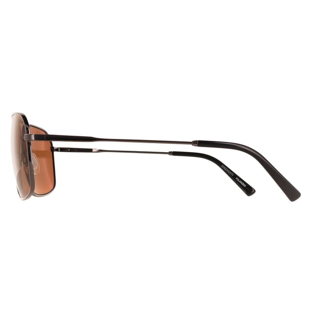 Serengeti Serengeti Men's Aviator Shiny Gunmetal Mineral Polarized Drivers Dorwinn in Grey - 3