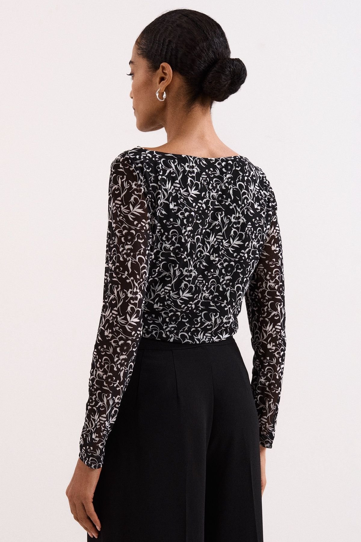 Phase Eight Phase Eight Women's Tammy Cowl Neck Top in Black - 4