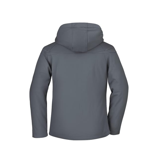 James and Nicholson James and Nicholson Women's Soft Shell Jacket in Dark Grey - 2
