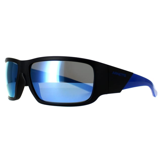 Arnette Arnette Men's Rectangle Matte Black Dark Grey Mirror Water Polarized AN4297 Snap II - 2