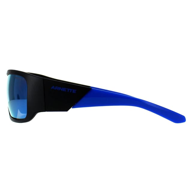 Arnette Arnette Men's Rectangle Matte Black Dark Grey Mirror Water Polarized AN4297 Snap II - 3
