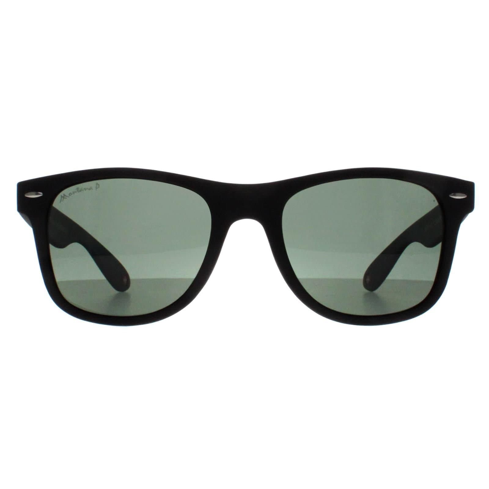 montana montana Men's Square Black G15 Green Polarized MP1A-XL