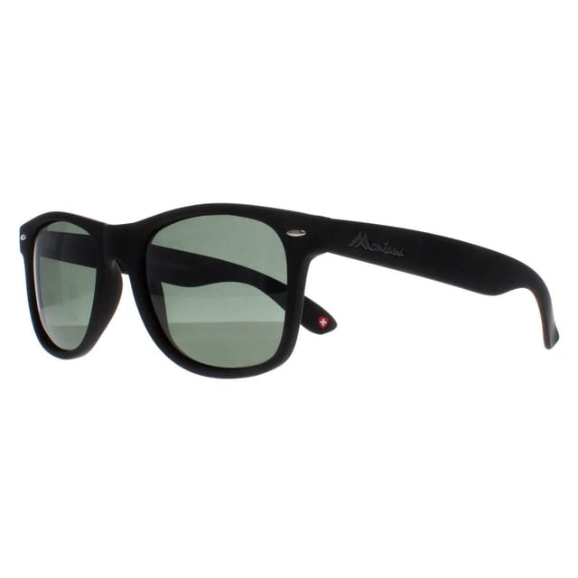 montana montana Men's Square Black G15 Green Polarized MP1A-XL - 2