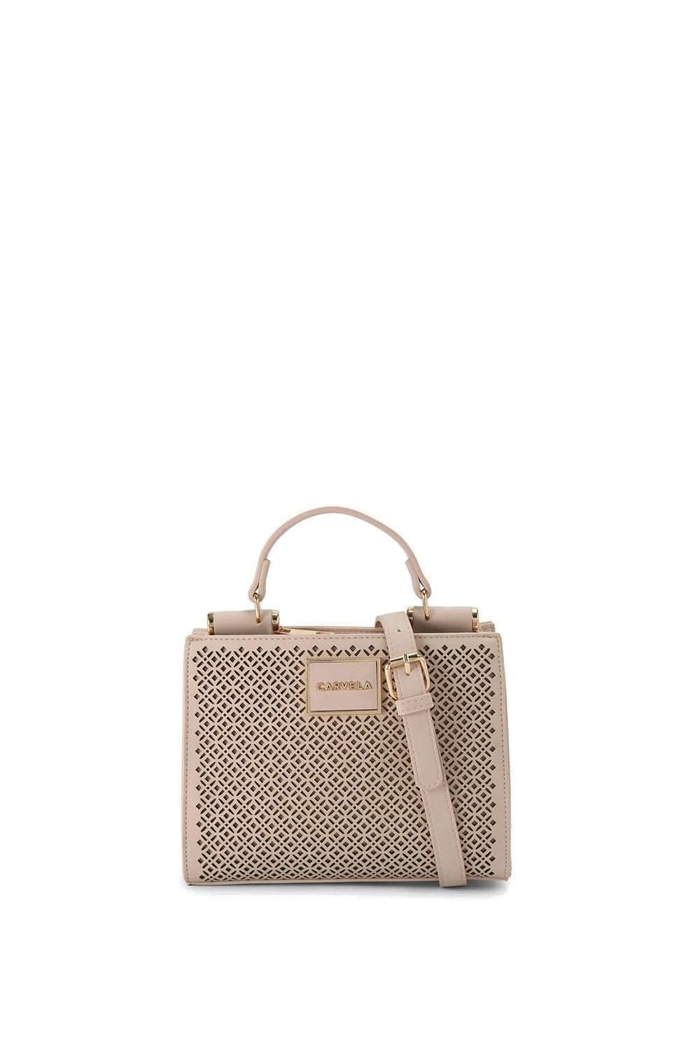 Carvela Carvela Women's 'Jessica Laser Mini' Bag in Pale Pink