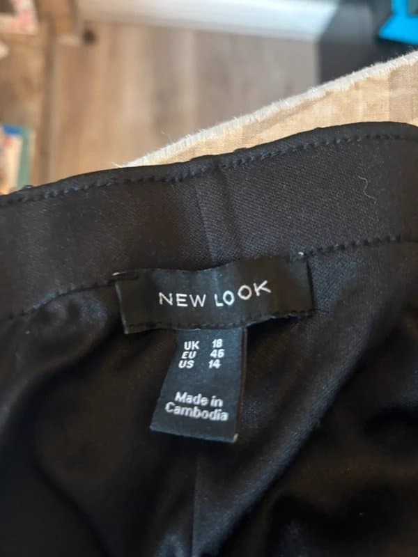 New Look New Look Black sequin tube skirt