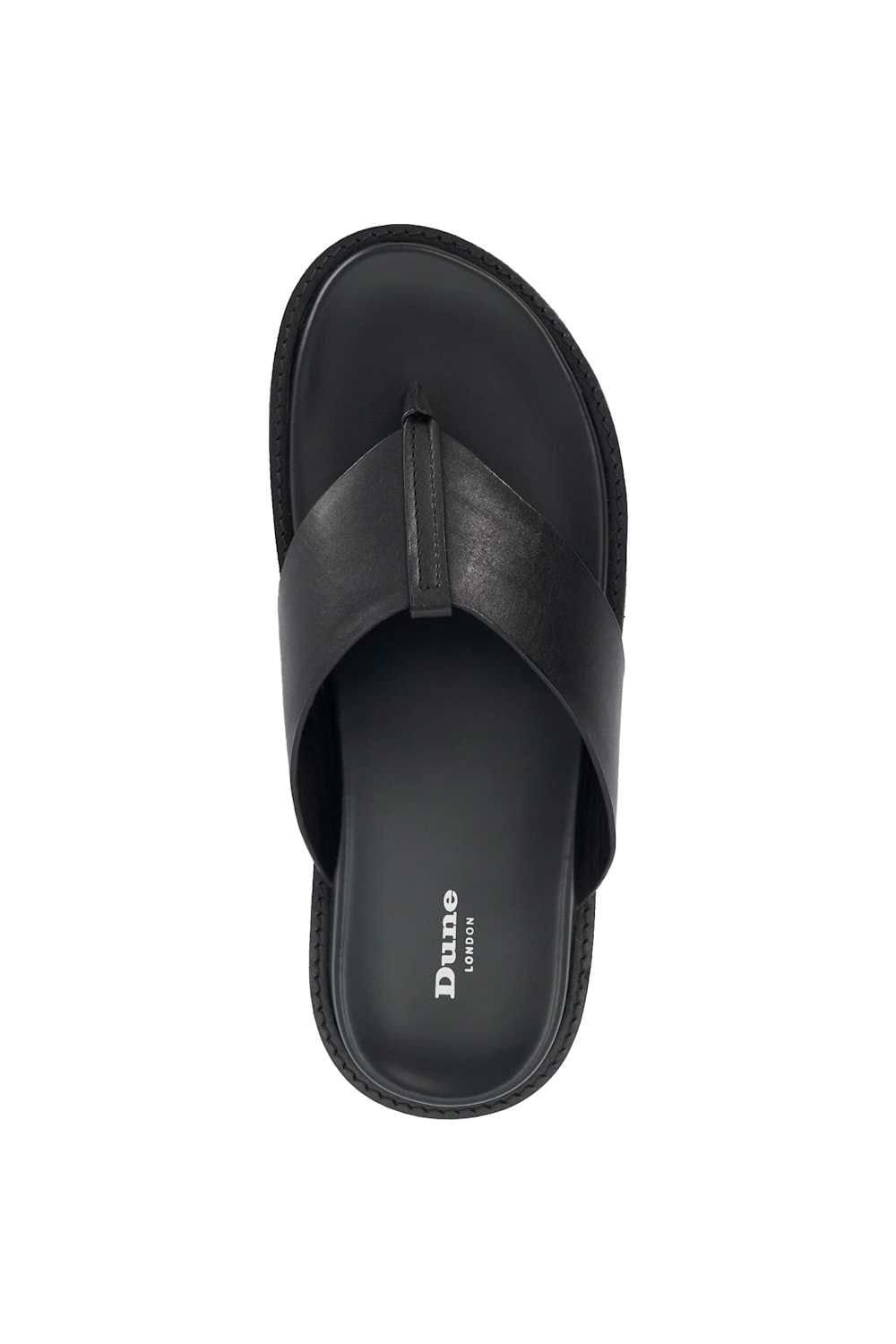 Dune London Dune London Men's 'Irvin' Leather Sandals in Black - 4
