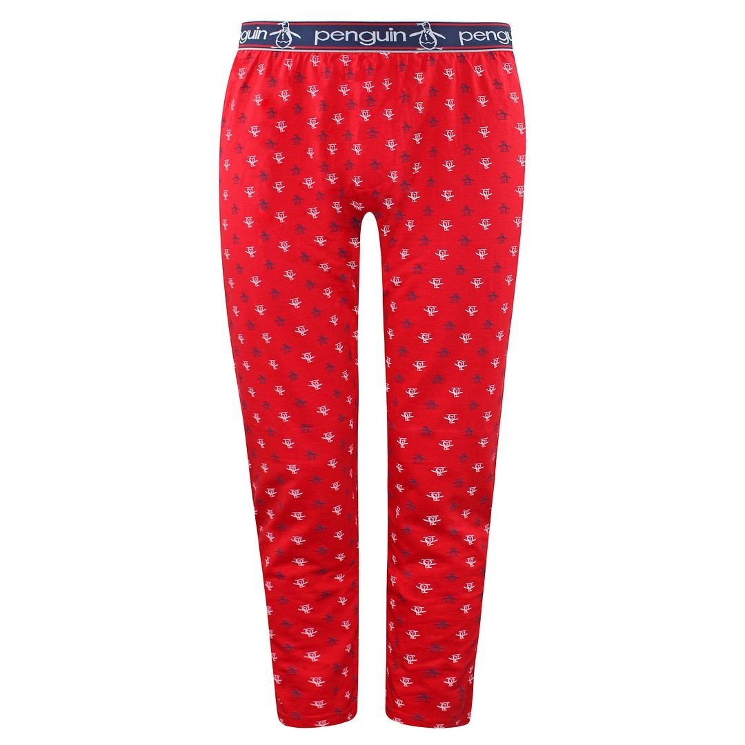 Original Penguin Original Penguin Men's Lounge Jersey Red Pyjamas Bottoms - 2