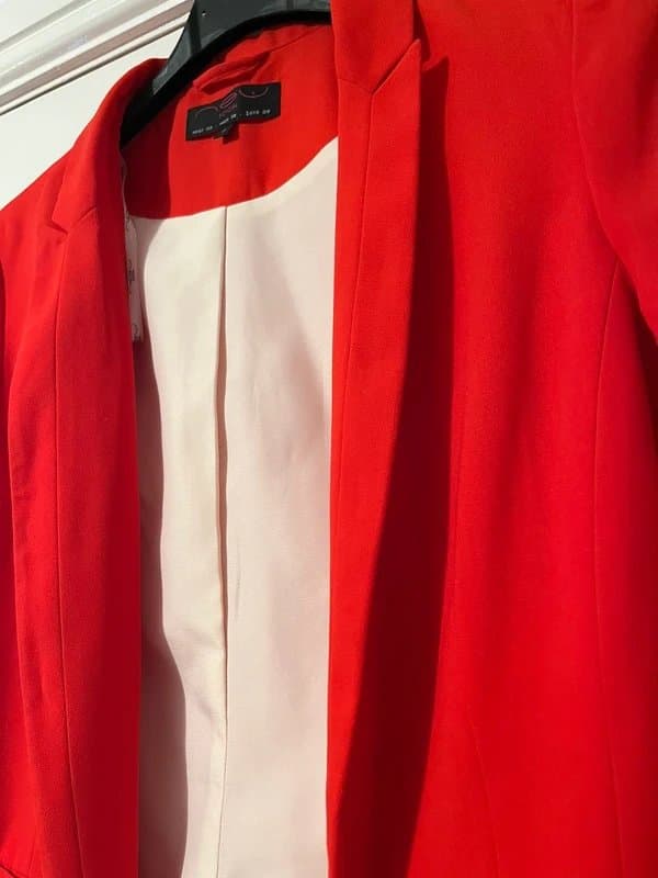 New Look Women’s red blazer size 8