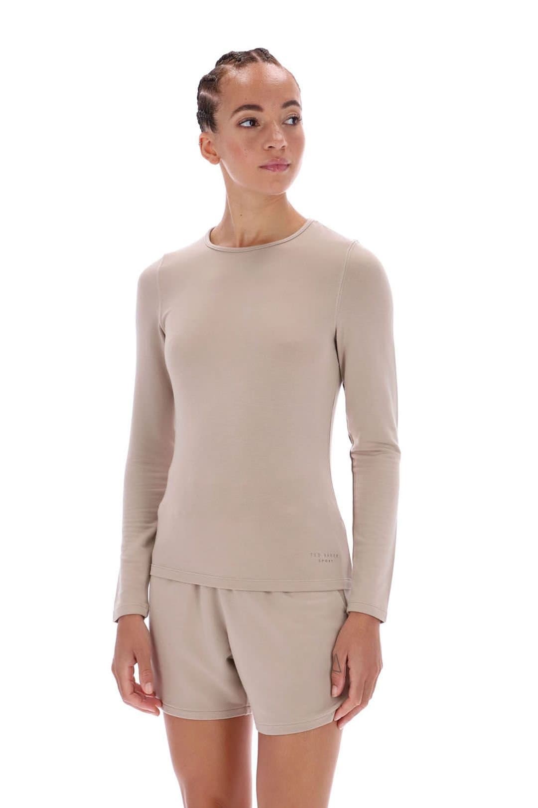 Ted Baker Ted Baker Women's Tb Sport Claire Comfort Flow Yoga Top Beige