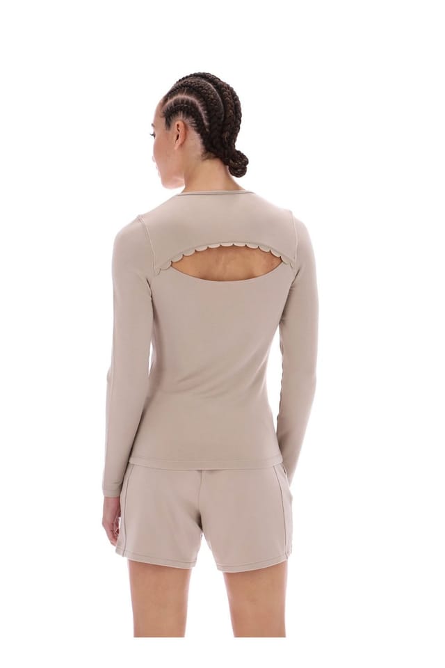 Ted Baker Ted Baker Women's Tb Sport Claire Comfort Flow Yoga Top Beige - 3