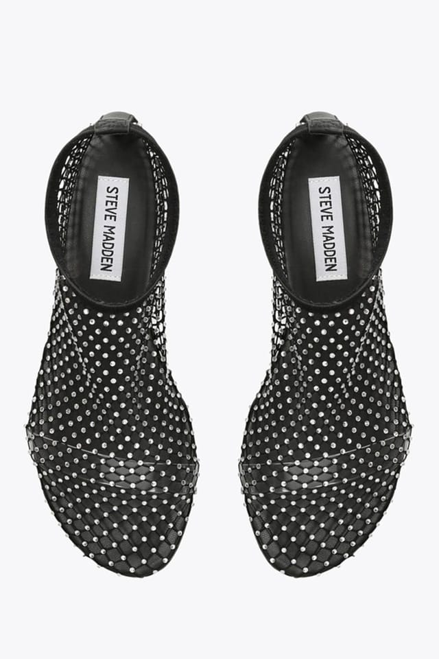 Steve Madden STEVE MADDEN Women's 'Mino Embellished' Flats in Black - 2