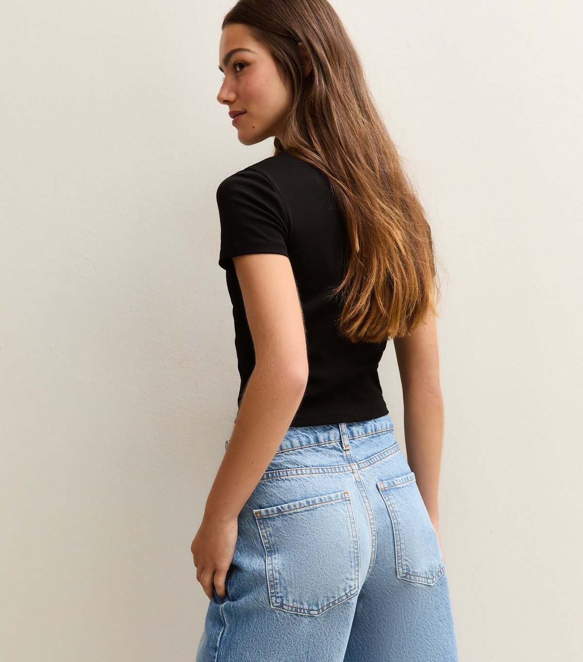 New Look Women's Petite Black Short Sleeve T-Shirt New Look - 4