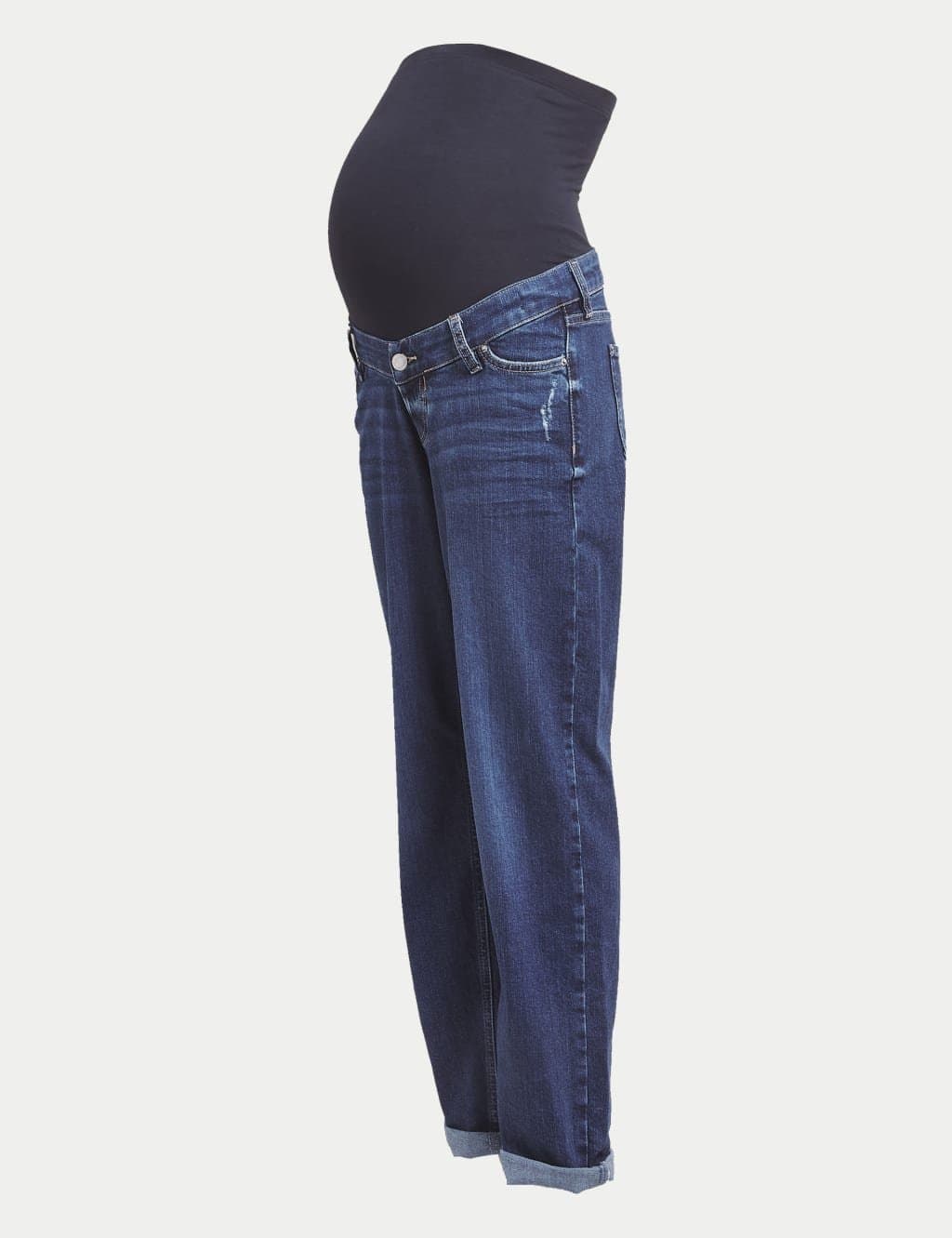 Marks & Spencer M&S Maternity Dark Indigo Boyfriend Jeans