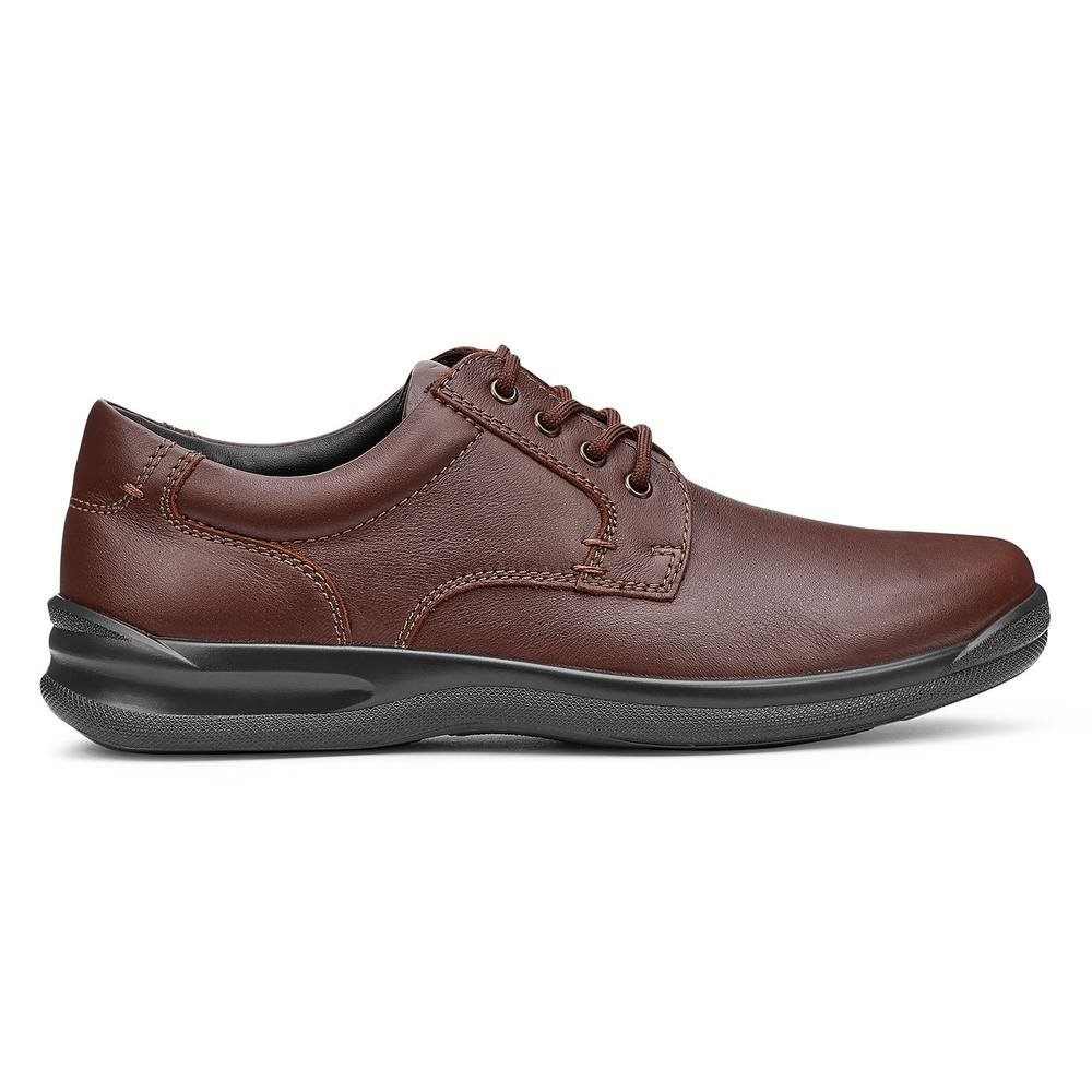 Hotter Hotter Men's 'Burton II' Lace-Up Shoe in Walnut - 4