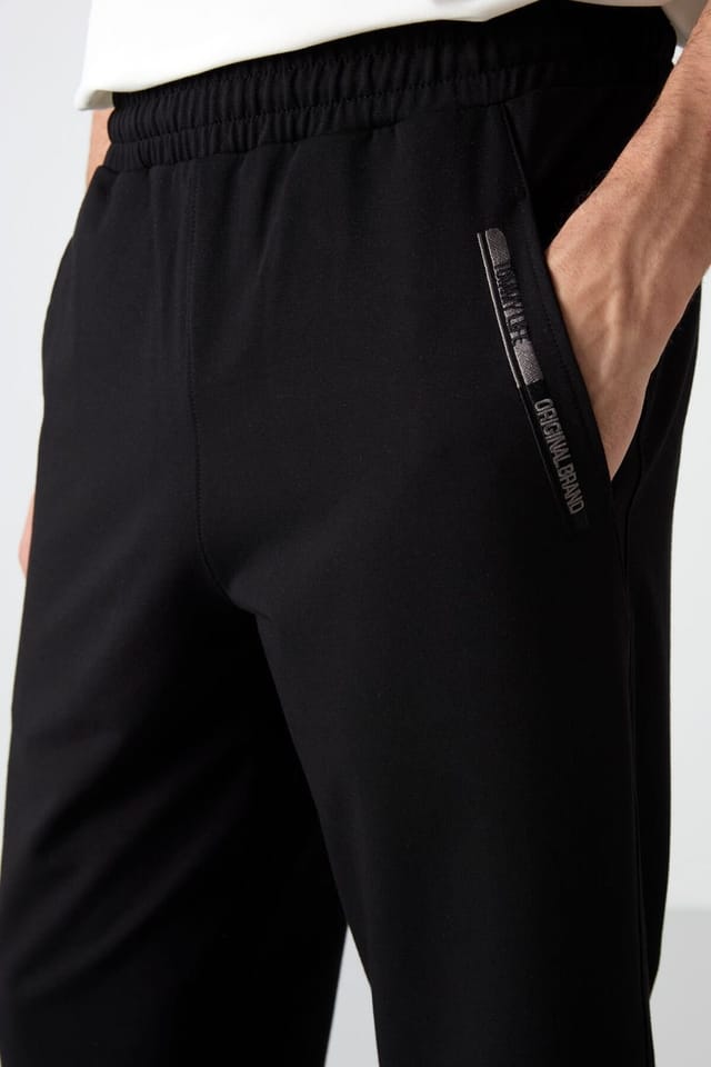 Tommy Life Tommy Life Men's Mid-Waist Capri Shorts in Black - 3