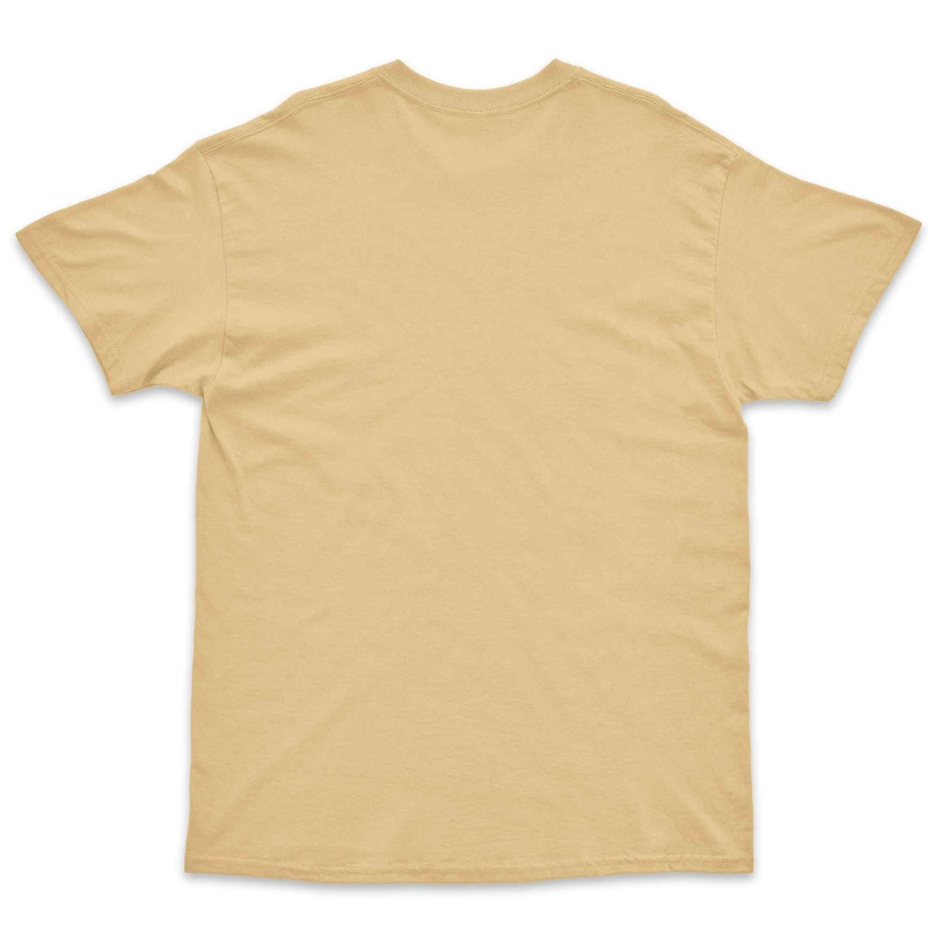 Bad Zebedee Bad Zebedee Men's Photographer Cat T-Shirt in Light Sand - 4