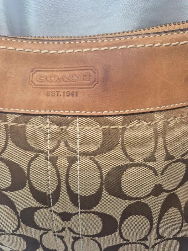 Coach Vintage Coach Y2K Jacquard Bleeker Hobo Bag