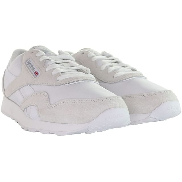 Reebok Reebok Men's Classic Nylon White Trainers - 2
