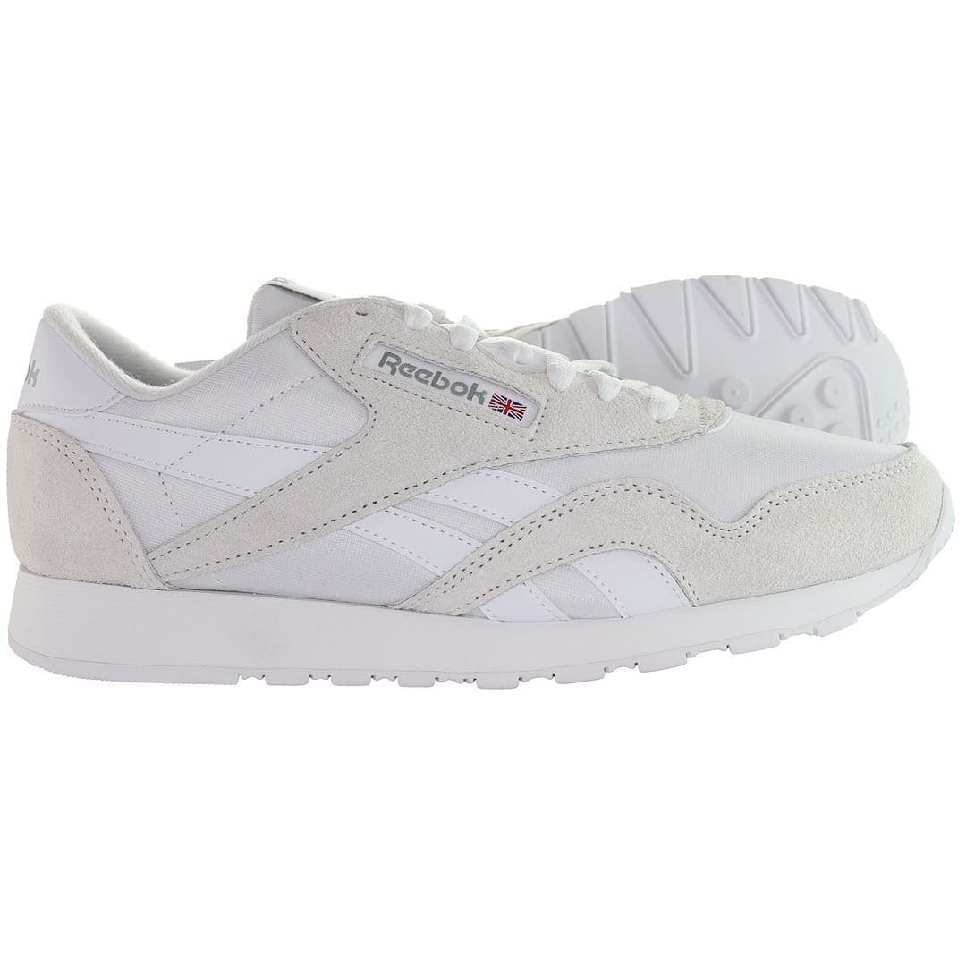 Reebok Reebok Men's Classic Nylon White Trainers - 4